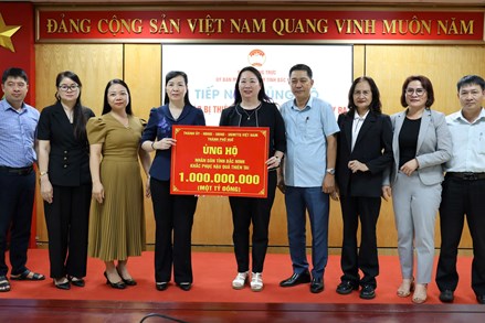 Thành phố Huế ủng hộ 01 tỷ hỗ trợ Nhân dân Bắc Ninh khắc phục thiệt hại do bão lũ