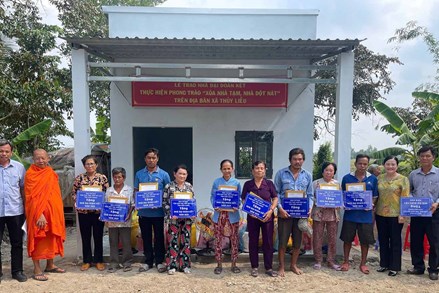 An Giang: Ủy ban MTTQ Việt Nam xã Định Hòa đẩy mạnh công tác an sinh xã hội