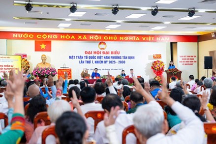 TP Hồ Chí Minh: 118 phường, xã hoàn tất tổ chức Đại hội Mặt trận Tổ quốc