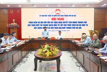Hà Nội: Phản biện dự thảo nghị quyết hỗ trợ đầu tư xây dựng nhà ở xã hội