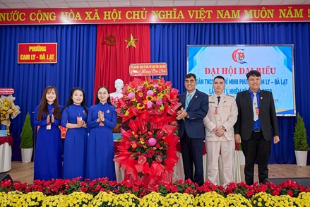 Lâm Đồng: Đại hội đại biểu Đoàn TNCS Hồ Chí Minh phường Mũi Né và phường Cam Ly - Đà Lạt lần thứ I, nhiệm kỳ 2025 - 2030