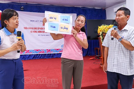 Cà Mau: Dự án 8 thúc đẩy bình đẳng, xóa định kiến giới