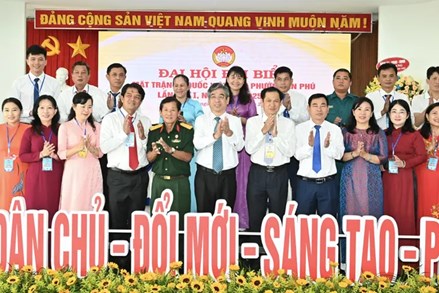 TP Hồ Chí Minh: Đại hội đại biểu Ủy ban MTTQ Việt Nam phường An Phú lần thứ I, nhiệm kỳ 2025 - 2030