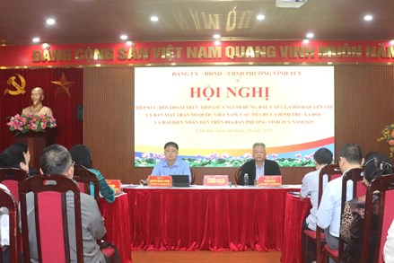 Hà Nội: Người đứng đầu đối thoại, chỉ đạo giải quyết nhiều vấn đề người dân quan tâm