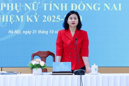 Chủ tịch Hội LHPN Việt Nam duyệt Đại hội điểm đại biểu phụ nữ tỉnh Đồng Nai nhiệm kỳ 2025-2030