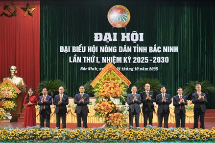 Bắc Ninh: Đại hội đại biểu Hội Nông dân tỉnh Bắc Ninh lần thứ I, nhiệm kỳ 2025 – 2030
