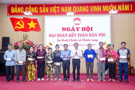 Cà Mau: Ngày hội Đại đoàn kết - Thắt chặt khối đại đoàn kết toàn dân tộc