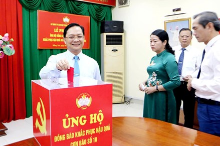 Đồng Nai: Ủy ban MTTQ Việt Nam tỉnh tiếp nhận hơn 84,3 tỷ đồng ủng hộ đồng bào bị thiệt hại do lũ lụt