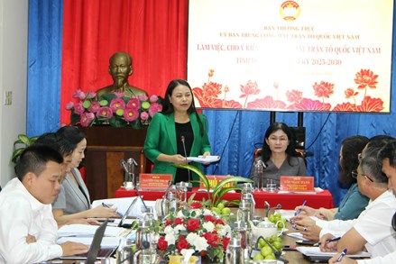 Mặt trận các địa phương nâng cao tinh thần mới, hành động mới cho cả nhiệm kỳ