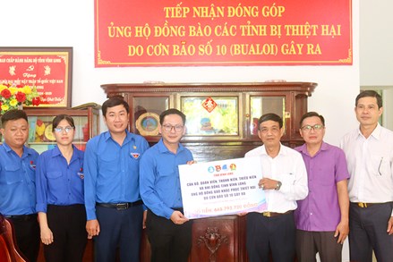 Tuổi trẻ Vĩnh Long chung tấm lòng hướng về đồng bào bị ảnh hưởng bão lũ
