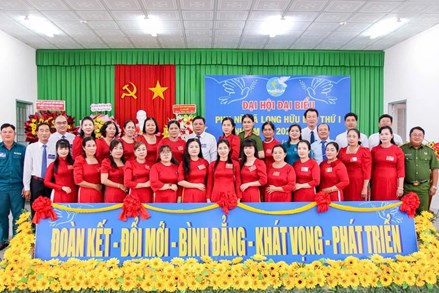 Vĩnh Long hoàn thành tổ chức Đại hội đại biểu phụ nữ cấp cơ sở nhiệm kỳ 2025-2030