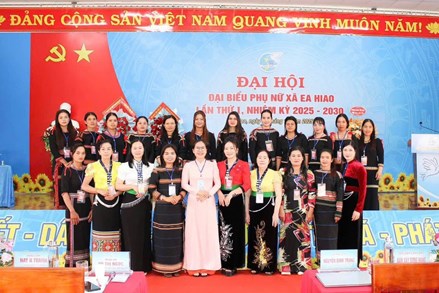 Đắk Lắk: 102 xã, phường tổ chức thành công Đại hội đại biểu phụ nữ nhiệm kỳ 2025-2030