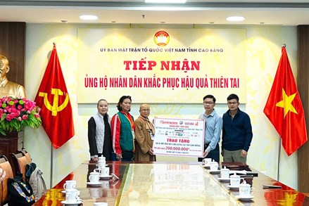 Cao Bằng: Sức mạnh từ lời kêu gọi thiện nguyện giúp dân vượt bão lũ