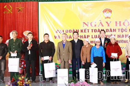 Phú Thọ: Ngày hội đại đoàn kết toàn dân tộc khu dân cư xóm Mường Lồ