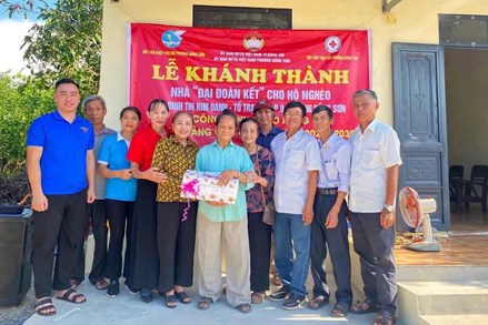 Quảng Trị: Ủy ban MTTQ Việt Nam phường Đồng Sơn hoàn thành hỗ trợ nhà ở cho người có công với cách mạng