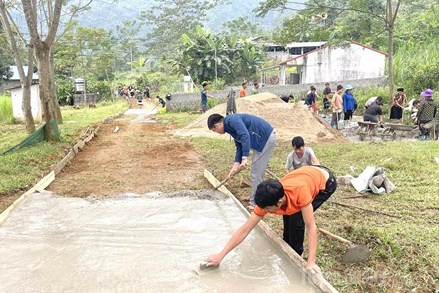 Tuyên Quang: Xã Thuận Hòa khởi công công trình chào mừng Đại hội đại biểu MTTQ Việt Nam tỉnh