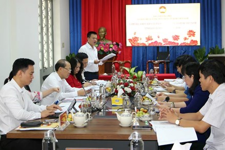 Phó Chủ tịch Hoàng Công Thuỷ cho ý kiến về Đại hội MTTQ Việt Nam tỉnh Khánh Hoà và Gia Lai