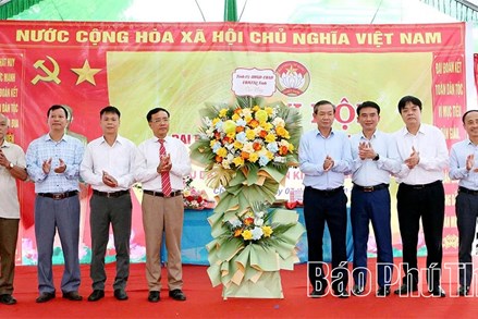 Phú Thọ: Ngày hội Đại đoàn kết toàn dân tộc tại khu 5 Yên Kiện