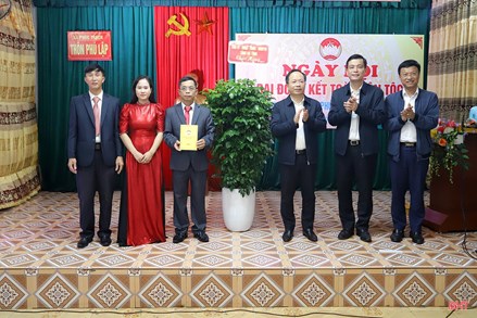 Hà Tĩnh: Ngày hội Đại đoàn kết toàn dân tộc tại thôn Phú Lập