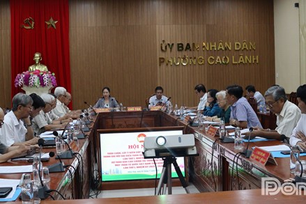 Đồng Tháp: Ủy ban MTTQ Việt Nam tỉnh góp ý dự thảo báo cáo chính trị trình Đại hội đại biểu MTTQ Việt Nam lần thứ I