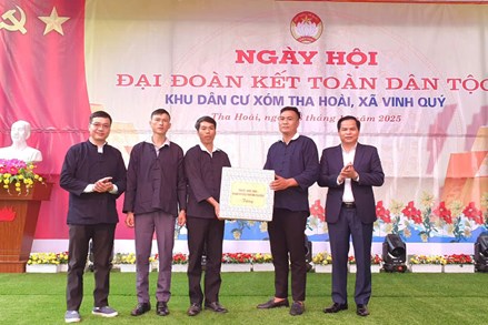 Cao Bằng: Sôi nổi ngày hội Đại đoàn kết toàn dân tộc tại các khu dân cư 