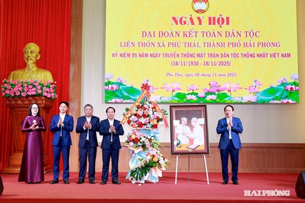 Hải Phòng: Ngày hội Đại đoàn kết toàn dân tộc xã Phú Thái