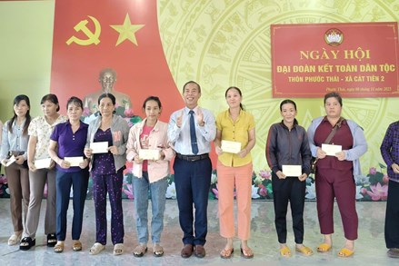 Lâm Đồng: Ngày hội Đại đoàn kết toàn dân tộc thôn Phước Thái và thôn 7