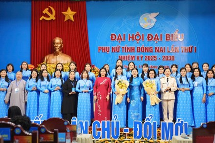 Phó Chủ tịch Nguyễn Thị Tuyến tham dự Đại hội đại biểu Phụ nữ tỉnh Đồng Nai lần thứ I, nhiệm kỳ 2025 - 2030