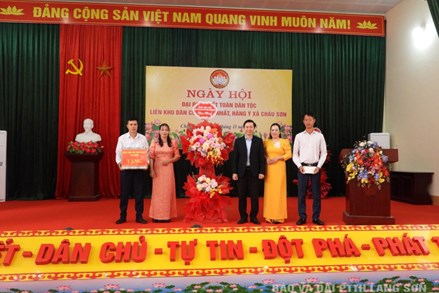 Lạng Sơn: Lãnh đạo tỉnh dự ngày hội Đại đoàn kết toàn dân tộc tại các khu dân cư