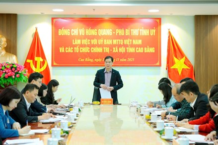 Cao Bằng: Tổ chức các phong trào thi đua chào mừng Đại hội đại biểu MTTQ và các tổ chức chính trị - xã hội tỉnh