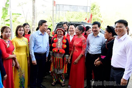 Tuyên Quang: Lãnh đạo tỉnh dự Ngày hội Đại đoàn kết toàn dân tộc tại các khu dân cư