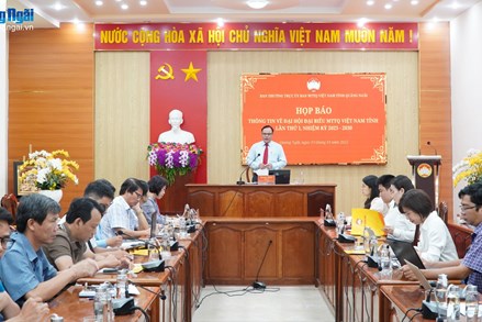 Quảng Ngãi: 523 đại biểu tham dự Đại hội đại biểu MTTQ Việt Nam tỉnh lần thứ I, nhiệm kỳ 2025 - 2030