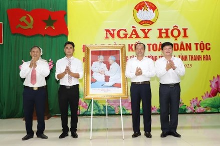 Thanh Hóa: Ngày hội Đại đoàn kết toàn dân tộc với nhân dân trên địa bàn tỉnh
