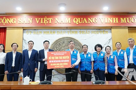 Thành phố Hồ Chí Minh hỗ trợ tỉnh Thái Nguyên 20 tỷ đồng khắc phục hậu quả bão lũ