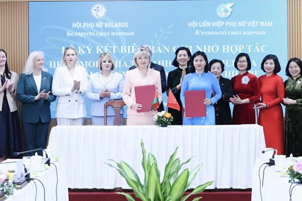 Nâng tầm quan hệ hợp tác giữa Hội LHPN Việt Nam và Hội Phụ nữ Belarus