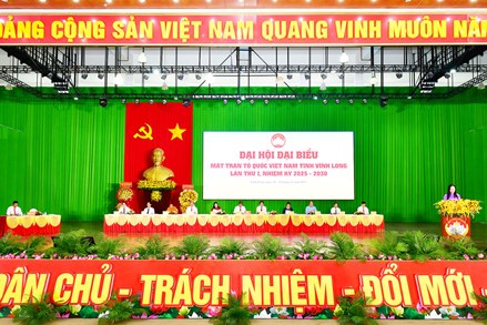 Vĩnh Long: Phiên làm việc thứ nhất Đại hội đại biểu MTTQ Việt Nam tỉnh lần thứ I, nhiệm kỳ 2025 - 2030