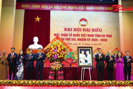 Hà Tĩnh: Đại hội đại biểu MTTQ Việt Nam tỉnh Hà Tĩnh lần thứ XVI, nhiệm kỳ 2025-2030