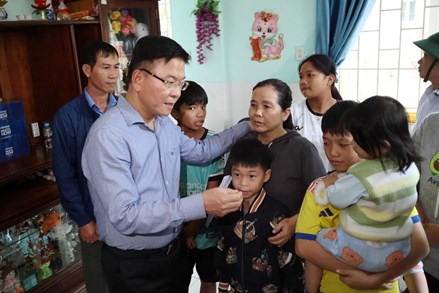 Phó Thủ tướng Chính phủ Lê Thành Long kiểm tra công tác khắc phục, thăm hỏi người dân vùng ngập lụt tại Gia Lai