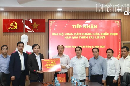 Khánh Hòa: Thêm nhiều hành động thiết thực hỗ trợ nhân dân vượt qua khó khăn do mưa lũ gây ra