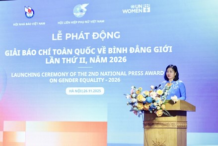 Lễ phát động Giải Báo chí toàn quốc về bình đẳng giới lần thứ II, năm 2026