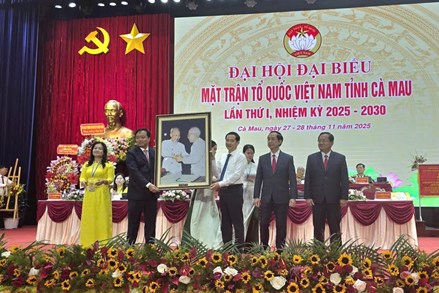 Cà Mau: Đại hội đại biểu MTTQ Việt Nam tỉnh lần thứ I, nhiệm kỳ 2025 - 2030 