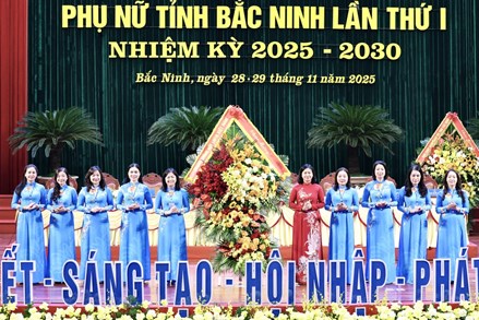 Phó Chủ tịch Nguyễn Thị Tuyến dự Đại hội đại biểu phụ nữ tỉnh Bắc Ninh nhiệm kỳ 2025-2030