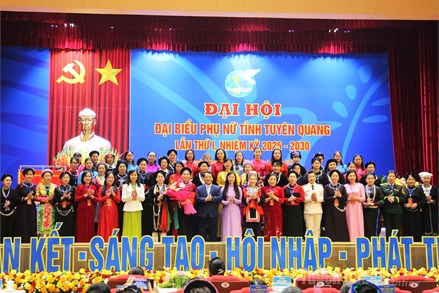 Tuyên Quang: Đại hội đại biểu Hội LHPN Việt Nam tỉnh lần thứ I, nhiệm kỳ 2025 - 2030