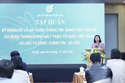 Tập huấn nâng cao kỹ năng số và an toàn thông tin cho cán bộ khối Mặt trận Tổ quốc Việt Nam