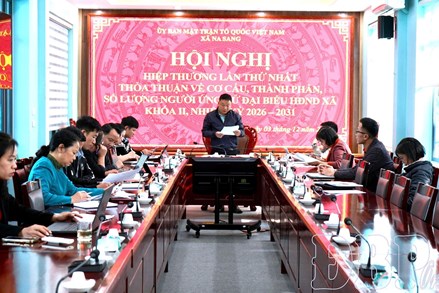 Điện Biên: Hội nghị hiệp thương lần thứ nhất Ủy ban MTTQ Việt Nam xã Na Sang