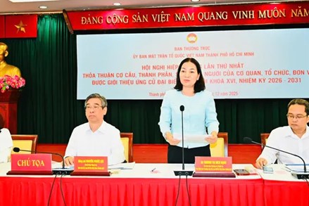 TP Hồ Chí Minh: Ủy ban MTTQ Việt Nam thành phố tổ chức Hội nghị hiệp thương lần thứ I