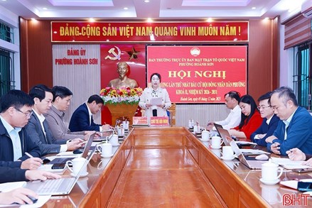 Hà Tĩnh hoàn thành tổ chức Hội nghị hiệp thương lần thứ nhất