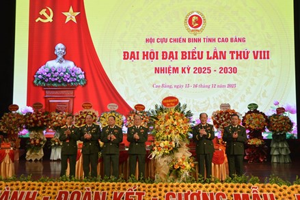 Cao Bằng: Đại hội đại biểu Hội Cựu chiến binh tỉnh lần thứ VIII, nhiệm kỳ 2025–2030