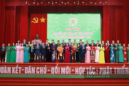 Nghệ An: Đại hội đại biểu Hội Nông dân tỉnh lần thứ XI, nhiệm kỳ 2025 - 2030