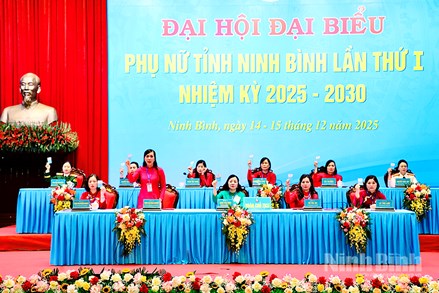 Ninh Bình: Đại hội đại biểu Phụ nữ tỉnh lần thứ I, nhiệm kỳ 2025 - 2030